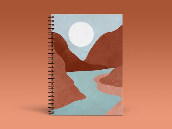 Bjorn Wallpaper Spiral Notebooks for Sale