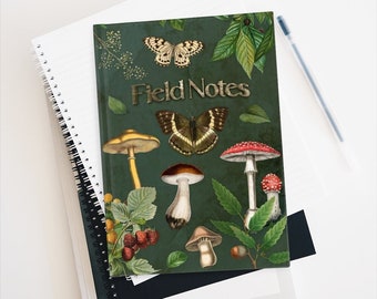 Personalized Mushroom Journal: Cottagecore Journal Botanical Hardcover