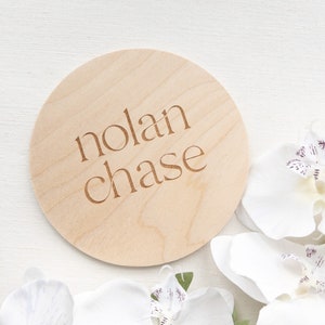 Baby Name Sign, Wooden Personalized Baby Name Announcement, Baby Name Photo Prop, Baby Name Sign, Baby Name Reveal, Wood Name Plaque
