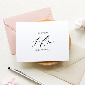 Bridal Party Proposal Cards, Will You Be My Bridesmaid Card, Will You Be My Maid Of Honor Card, Bridesmaid Proposal, Maid of Honor Proposal image 1