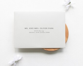 Printed Guest Addressing Add On The Natalia Suite