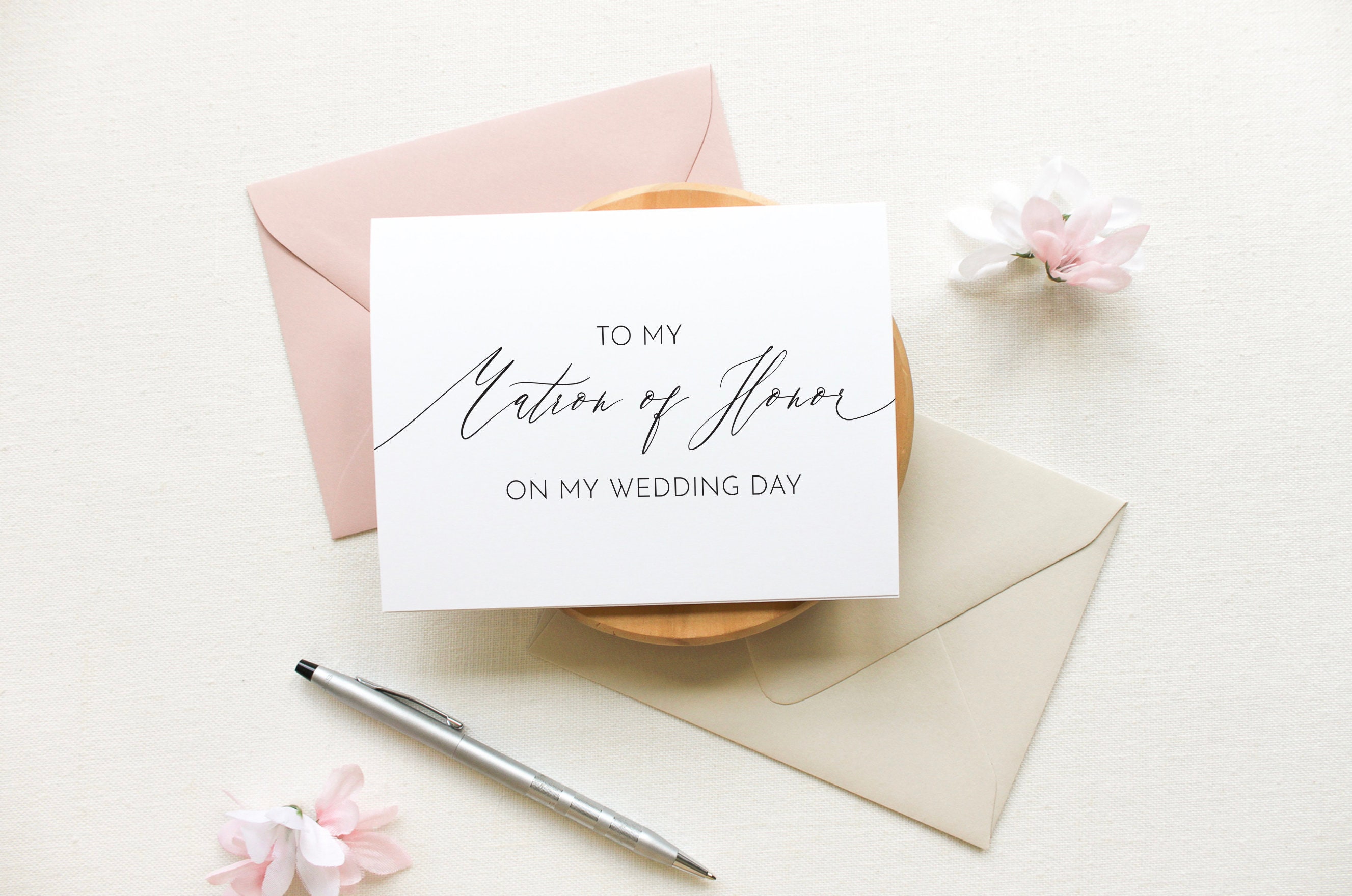 To my Matron of Honor on my Wedding Day, To my Matron of Honor, Weddi…