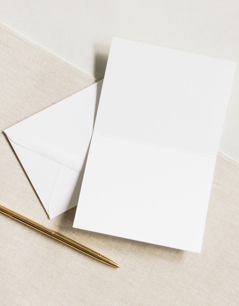 Floral Thank You Card, Thank You Cards, Wedding Thank You card, Bridal Shower, Engagement Party, Baby Shower, Thank You, Neutral 画像 2