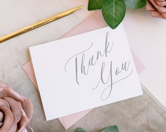 Thank You Card, Thank You Cards, Wedding Thank You card, Bridal Shower, Engagement Party, Baby Shower, Thank You, Thank You Note, Thank You
