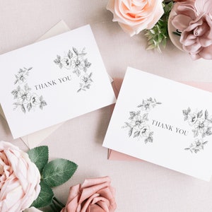 Thank You Card, Thank You Cards, Wedding Thank You card, Bridal Shower, Engagement Party, Baby Shower, Thank You, Thank You Note, Thank You