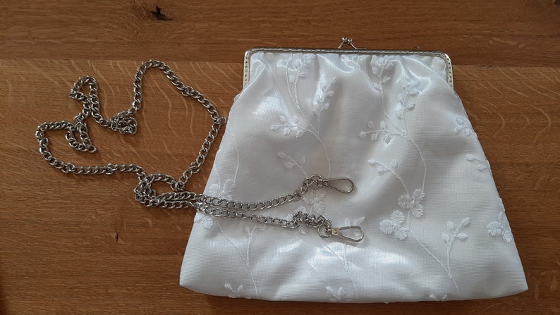 Kette Träger für Clutch Clipbörse Tasche Abendtasche Brauttasche Bild 1