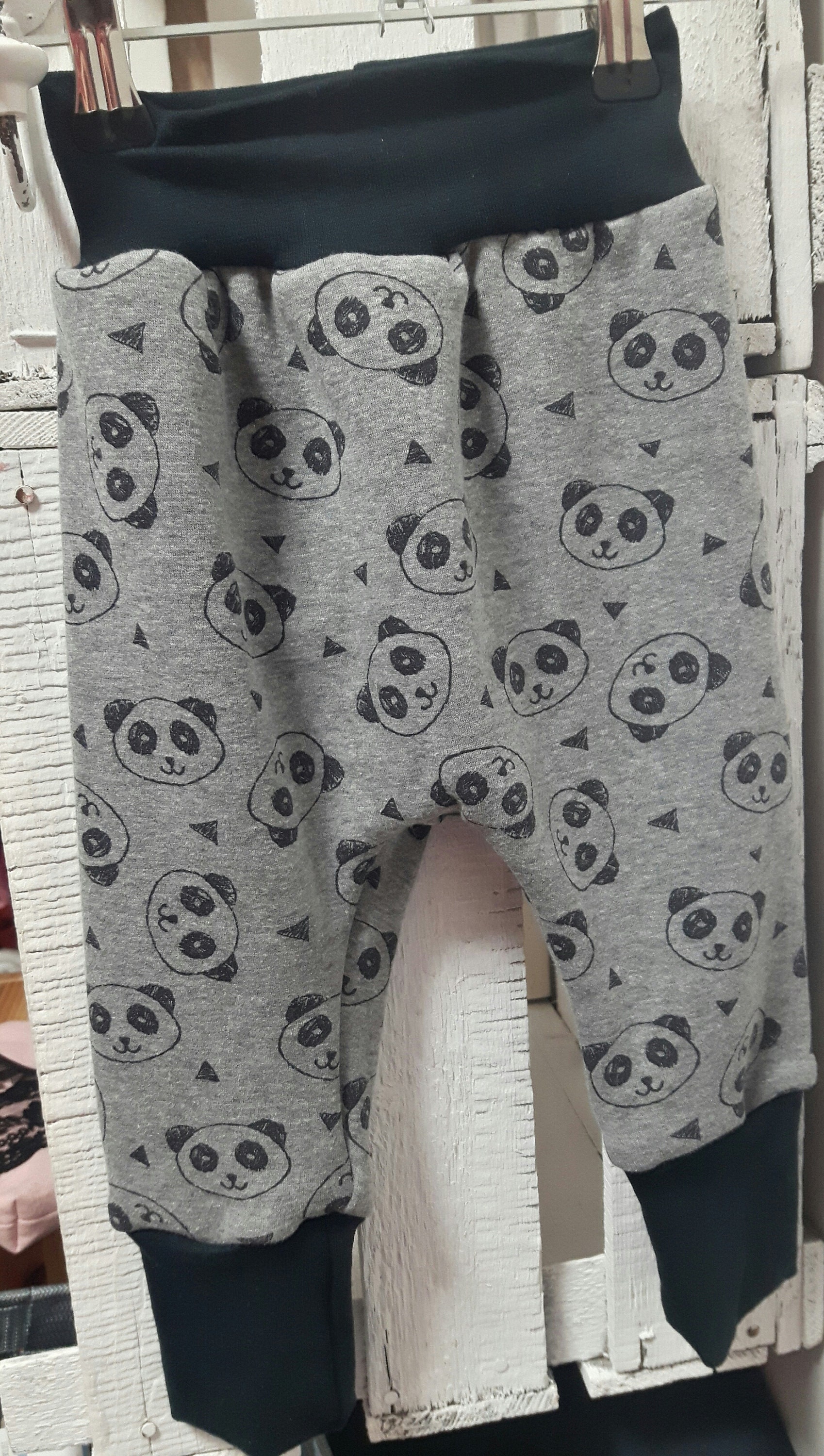 Pants Pants for Newborn Baby Pants Panda Bear Etsy