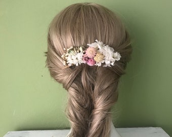 Romantic and delicate wreath  flowerscrown haircrown aliceband dried and stab. flowers