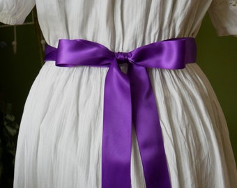 satin ribbon for your wedding as belt or your DIY