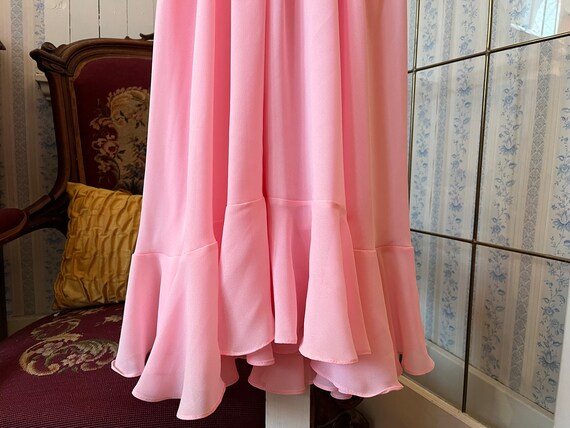 Vintage pink dress, pink sleeveless midi dress (C… - image 7