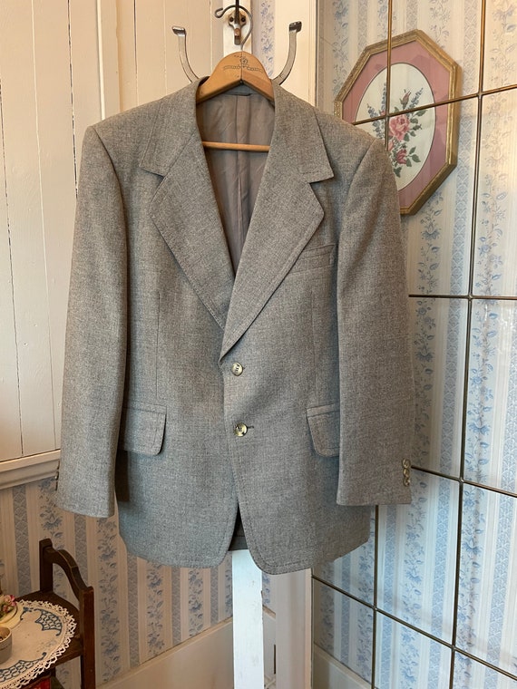 Light grey tweed clearance blazer