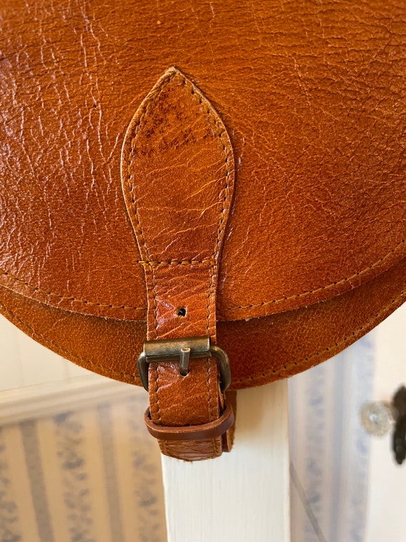 Vintage leather purse / small leather bag / (C263… - image 3
