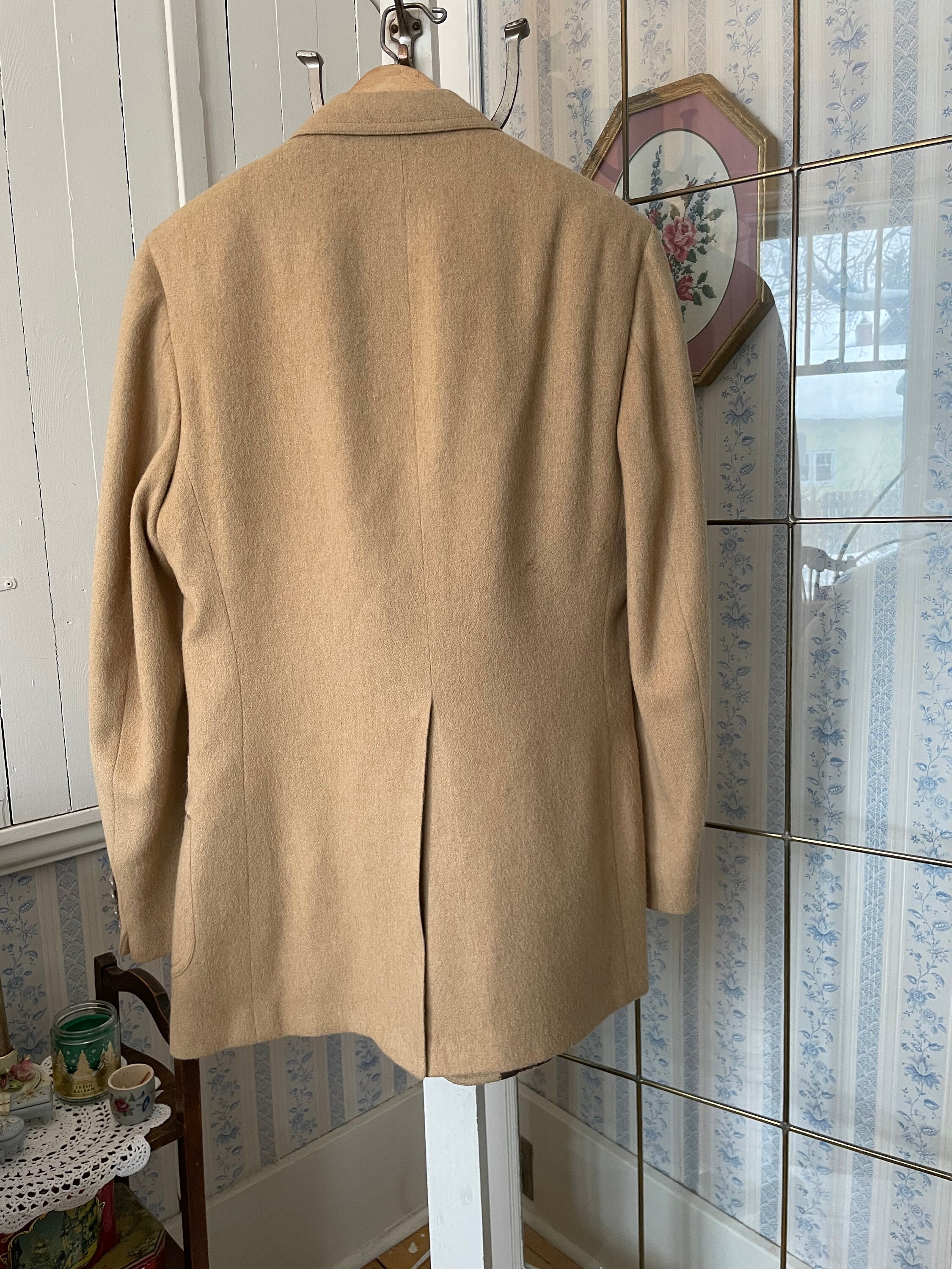 Vintage Camel Hair Blazer, Tan Beige Sport Coat, Jacket Vintage Camel Hair Blazer, Tan Beige Sport Coat, Jacket