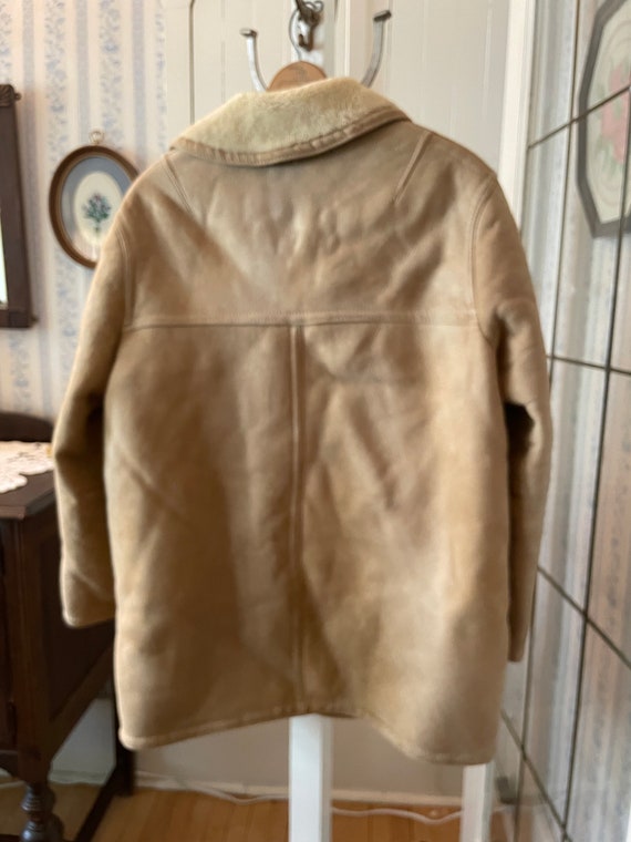Vintage sheepskin coat, shearling coat, jacket (C… - image 3