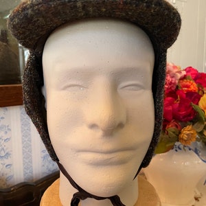 DEERSTALKER HAT IN COOKIE TAN WOOL AND FLEECE 434697