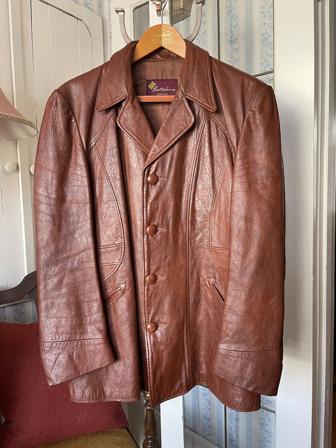 leather jacket dark brown 本革 80-90's US Online Vintage Store | 80's Men Leather Jacket | Northern