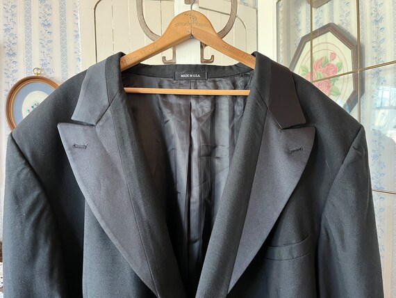 Black Classic Tail Coat Tuxedo by F.H.