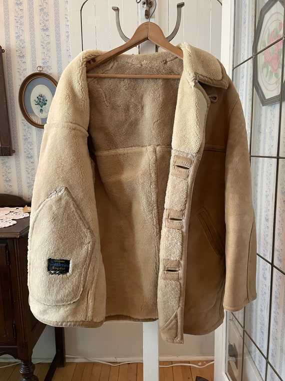 Vintage sheepskin coat, shearling coat, jacket (C… - image 7
