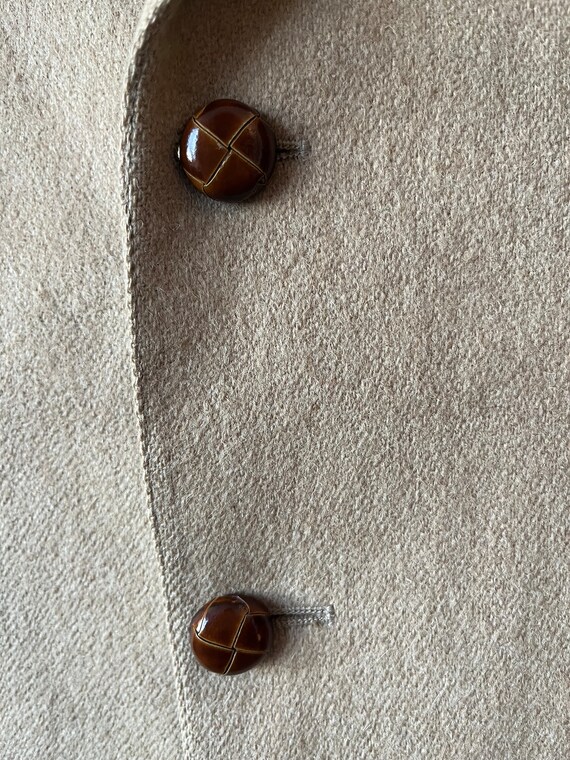 Vintage beige sport coat, camel hair blazer (C503… - image 4