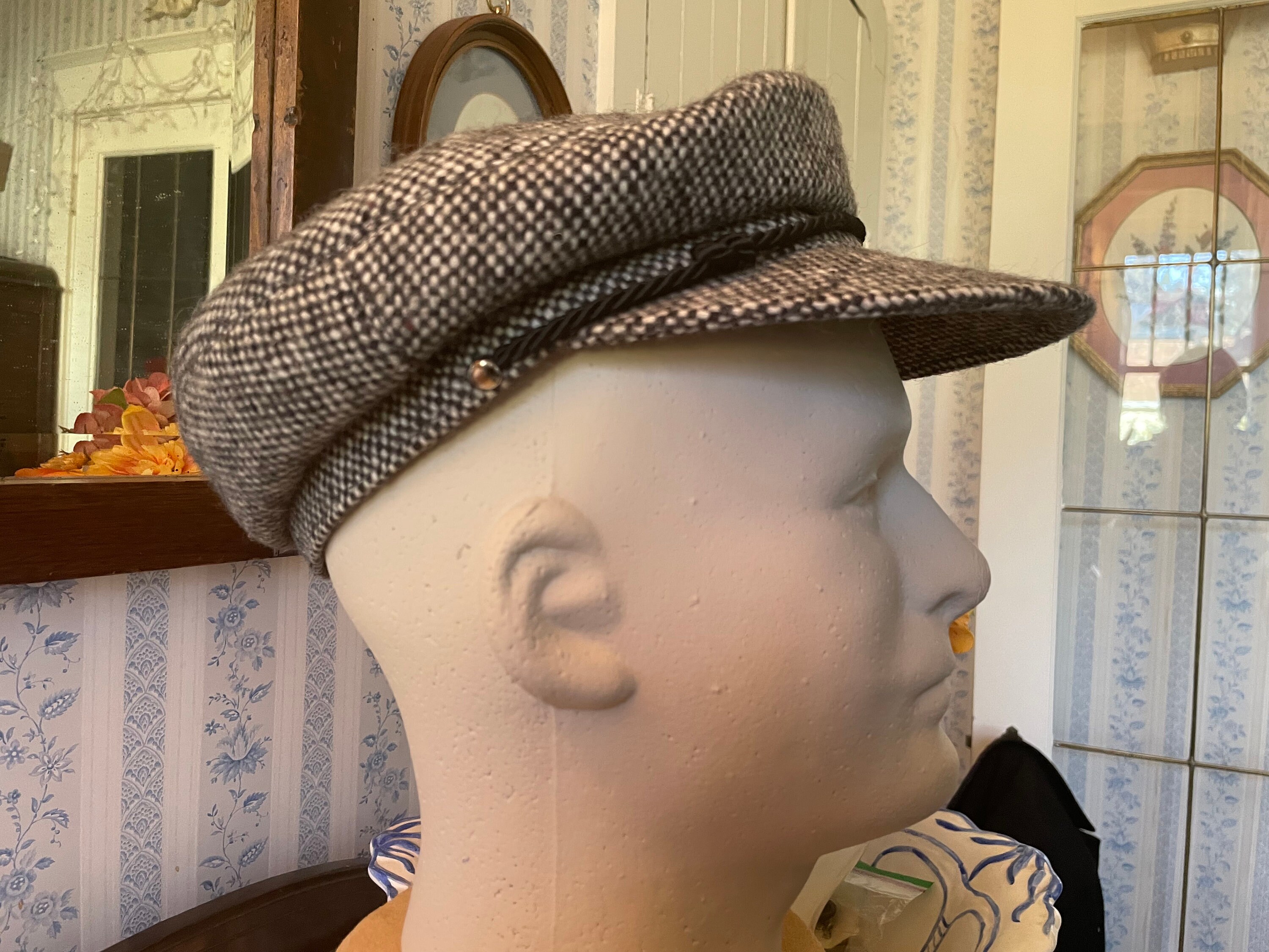 帽子 SD Twill News Boy Cap Black L Jaxon Linen and Cotton Newsboy Cap (XX-Large, Black) at
