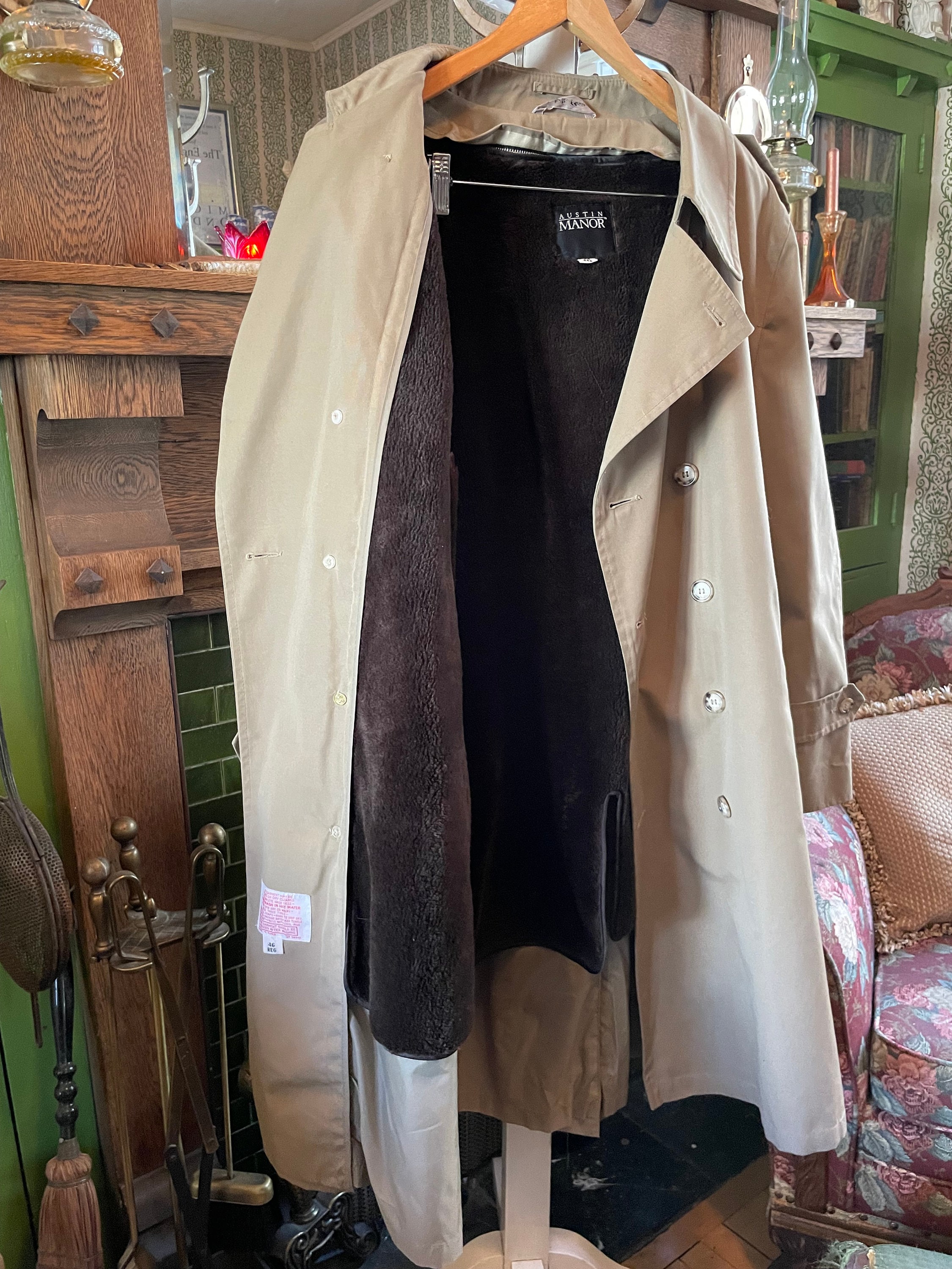 Austin manor shop trench coat