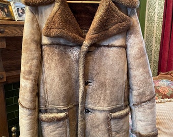 lambskin shearling coat