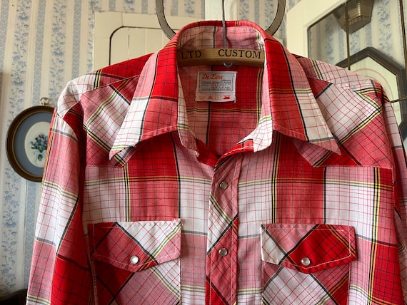 RED CROSS PAJAMA SHIRTS ヴィンテージ シャツ40S RED CROSS PAJAMA SHIRTS ヴィンテージ シャツ40S Red Check