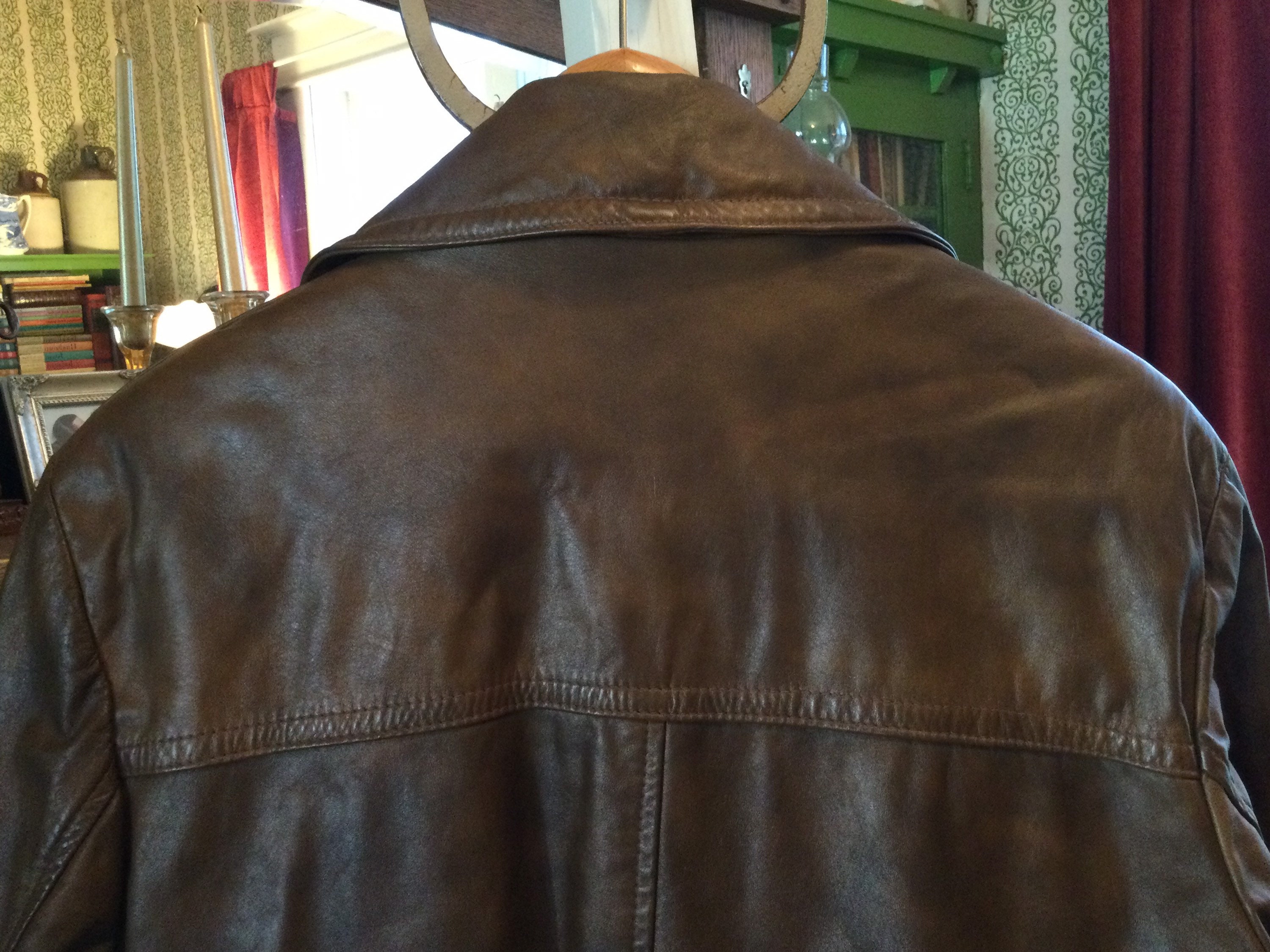 ジャケット・アウター Ohotoro Alley Vintage Jacket brown Harley Leather Jacket リアルな着用感やコーデなど、スタッフの着用
