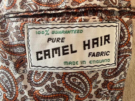 Vintage beige sport coat, camel hair blazer (C503… - image 9