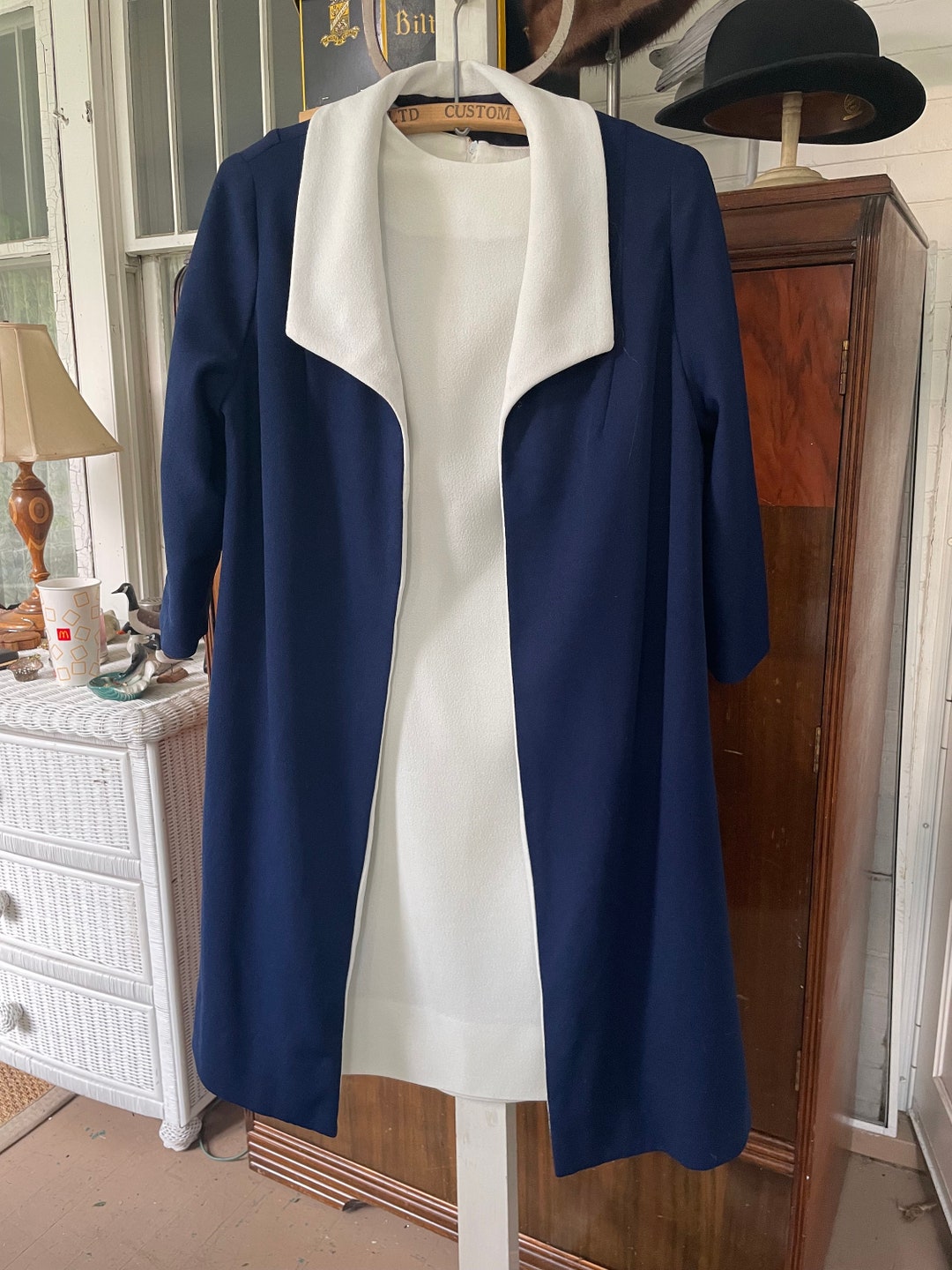 wrap black dress - Sage green bridesmaid dress Size:44x29 Classic Mother of the Bride/Groom