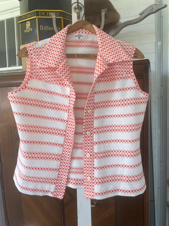 Vintage Golfcrest sleeveless top, blouse (B442), … - image 8