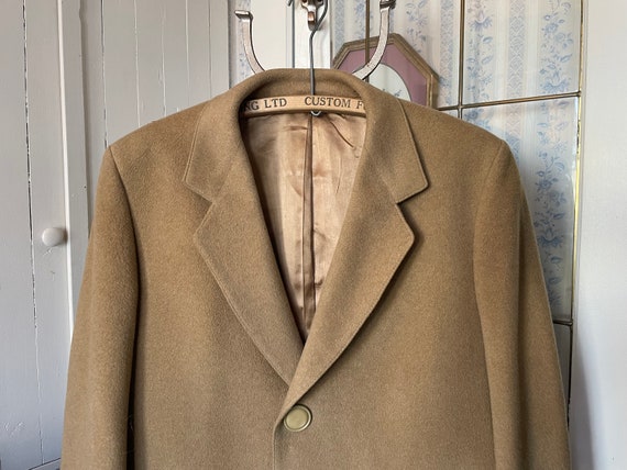 French Vintage wool×cashmere Coat Vintage Cashmere and Wool Double Breasted Coat by French