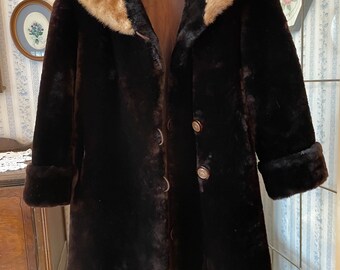 アクレント　Fake mouton fur coat アクレント Fake mouton fur coat