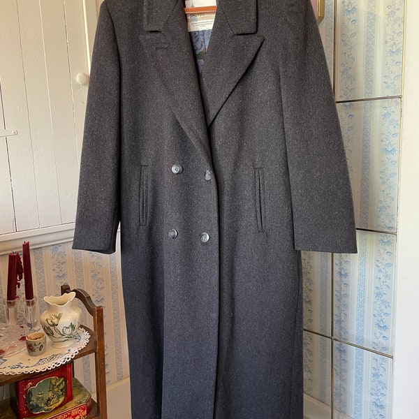 Grey Wool Coat - Etsy