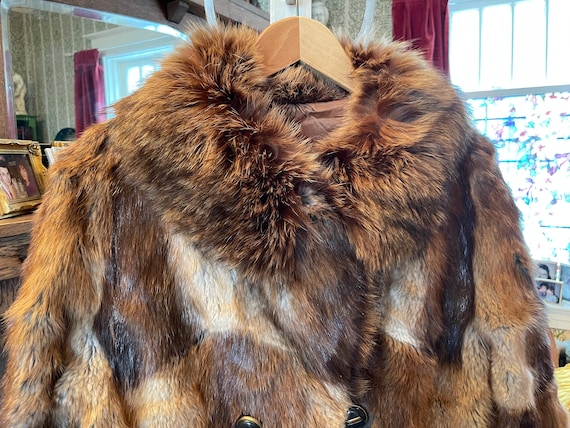 【新品未使用タグ付き】PATCH WORK FUR JACKET Candy Stripper（キャンディーストリッパー） ダウンコート ダウン