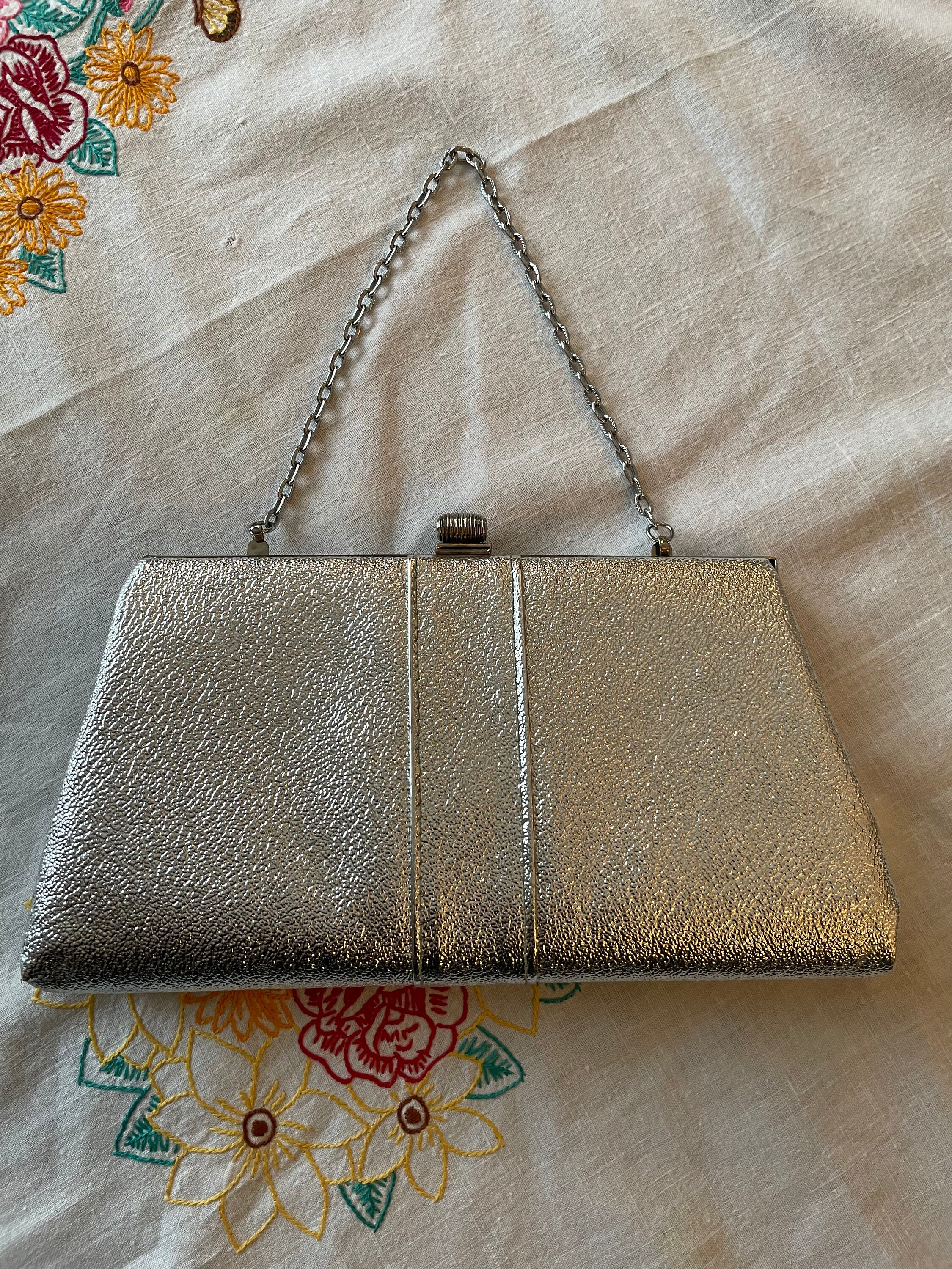 Metallic Pewter Bag Etsy Canada