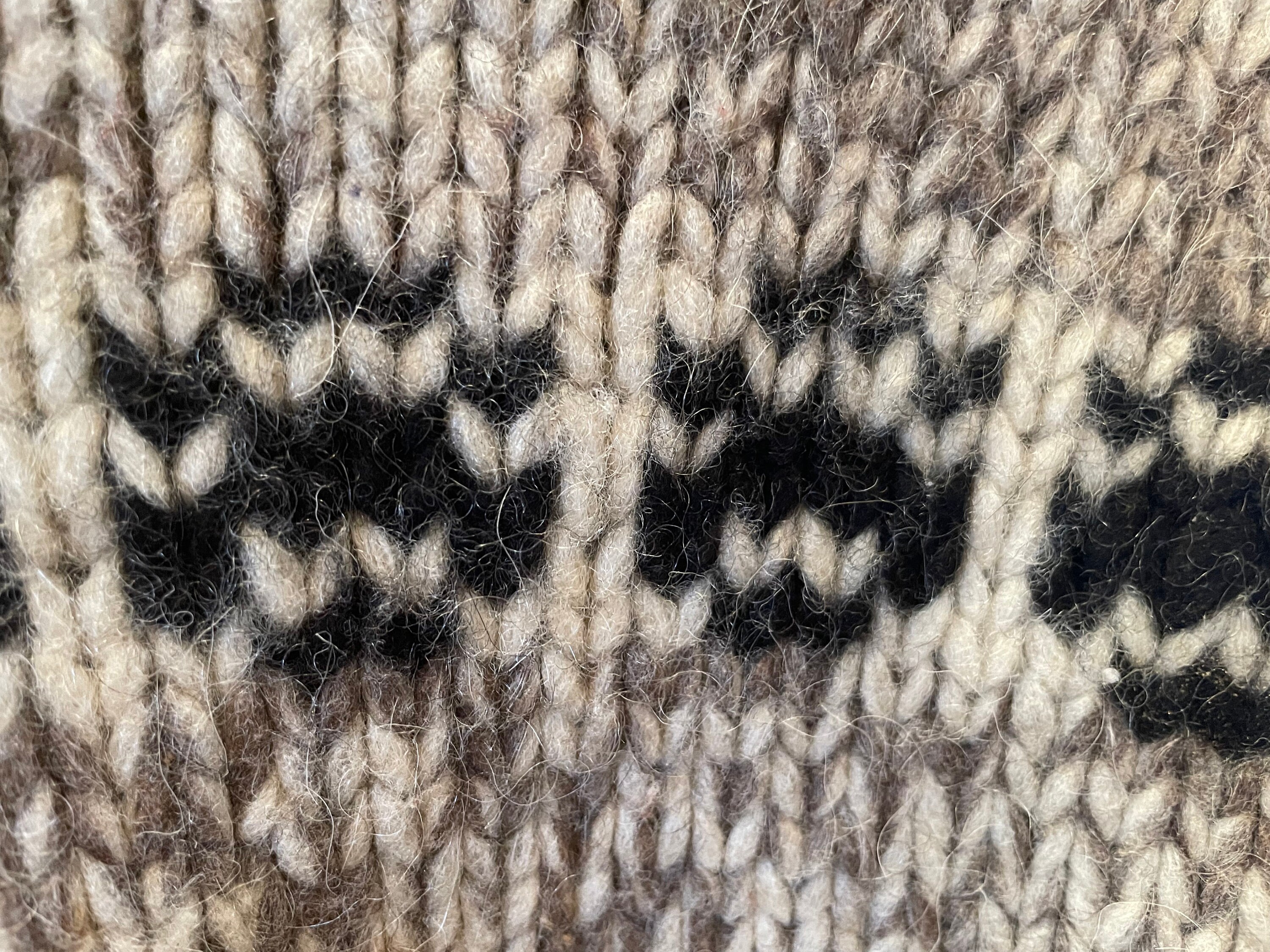 Vintage Hand Knit Wool Cowichan Sweater, Cardigan (B146 Vintage Hand Knit Wool Cowichan Sweater, Cardigan (B146