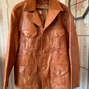 veste en cuir marron vintage, manteau en cuir marron beige (C217), veste en cuir marron beige, manteau en cuir marron caramel, pardessus