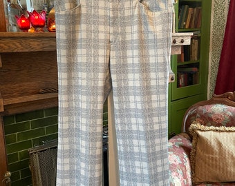 Men's Fashion Plaid Pants( Grey & Navy )