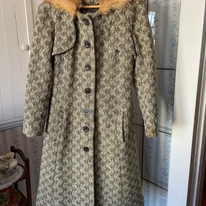 Princess Wool Coat, Button Coat, Fit and Flare Coat, Elegant Coat