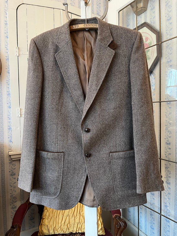 Herringbone wool sport coat sale