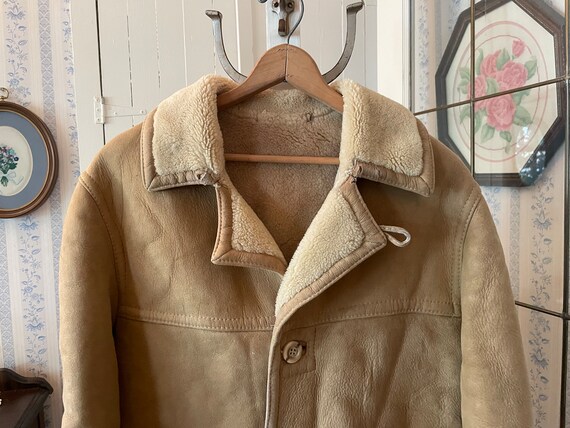 Vintage sheepskin coat, shearling coat, jacket (C… - image 8