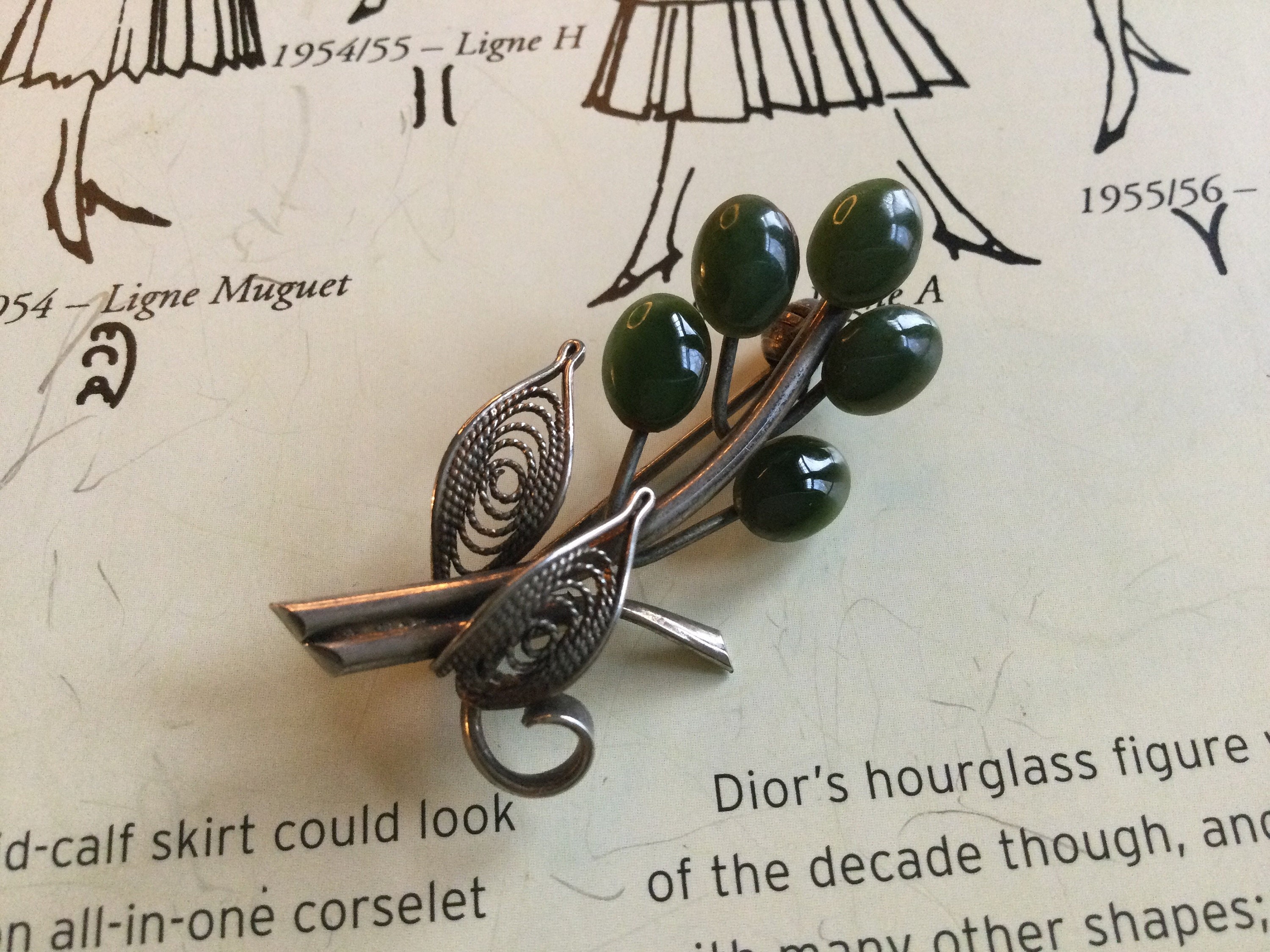 小物 80's Vintage stone  Green Eage Two 14x10 Oval Faceted Flat Bottom Synthetic Green Quartz