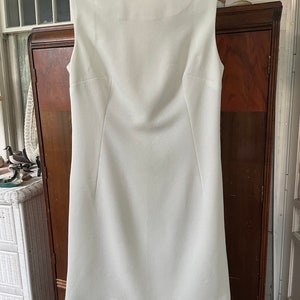 Vintage dress and jacket, two piece outfit, set (B540), navy blue and white jacket and dress image 5