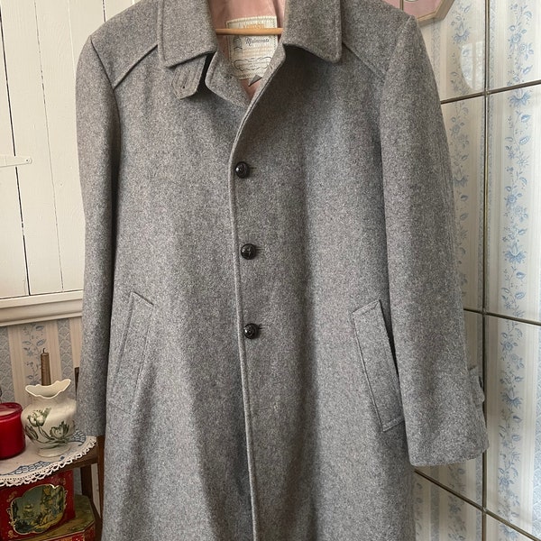Grey Wool Coat - Etsy