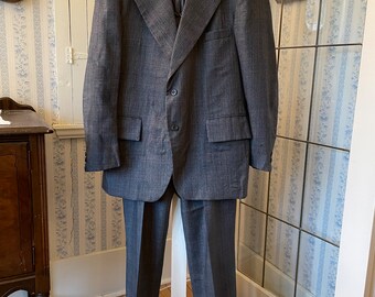 ジャケット・アウター [SullneArchives] 90s Wool Mode Blouson Requirements 8 M 100% Wool Brown Pockets Lined Coat Jacket