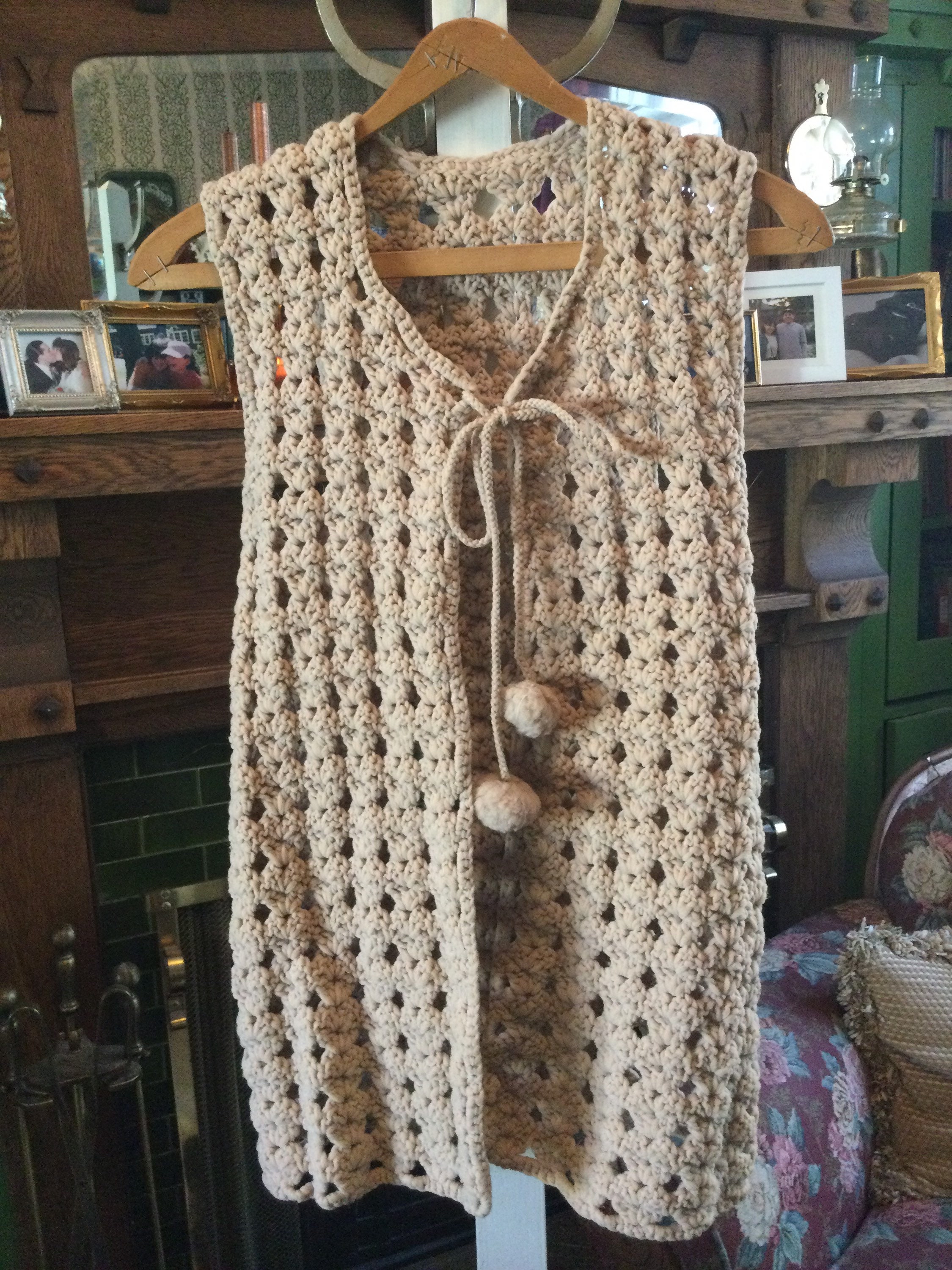 【tyn.TGOR】Hand crochet\"MUSUBI\"vest tyn.TGOR | 2024 S/S Hand crochet 
