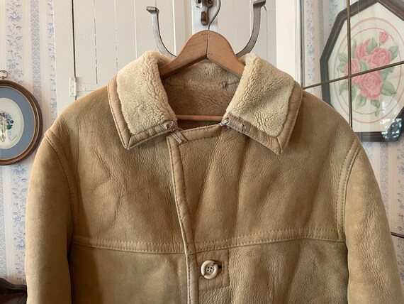 Vintage sheepskin coat, shearling coat, jacket (C… - image 9