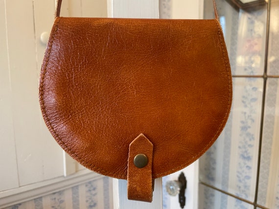 Vintage leather purse / small leather bag / (C263… - image 8