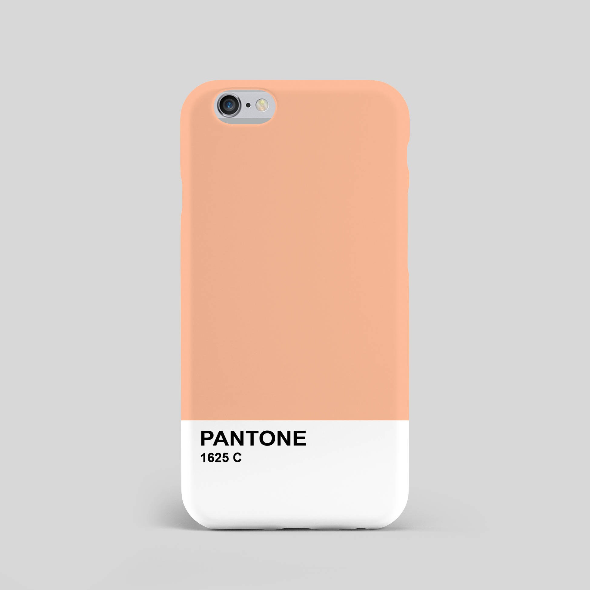 Pantone 1625 C Unofficial 3d Phone Case Modern Peach Etsy